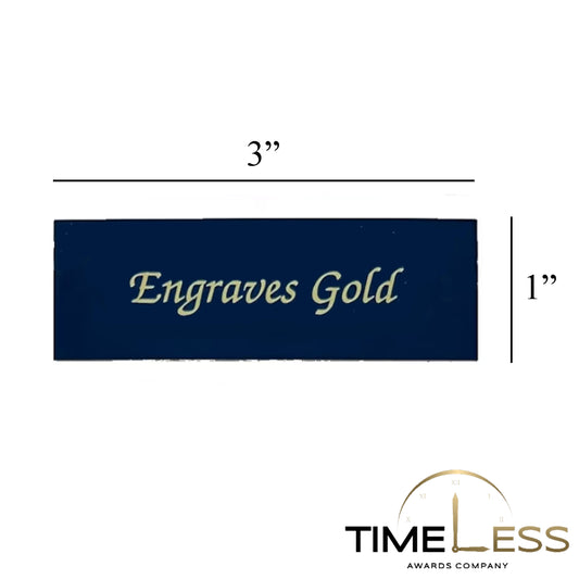 Blue Brass Metal Plate