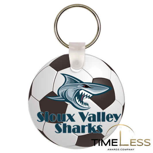 Full Color Custom 2" Round Keychain