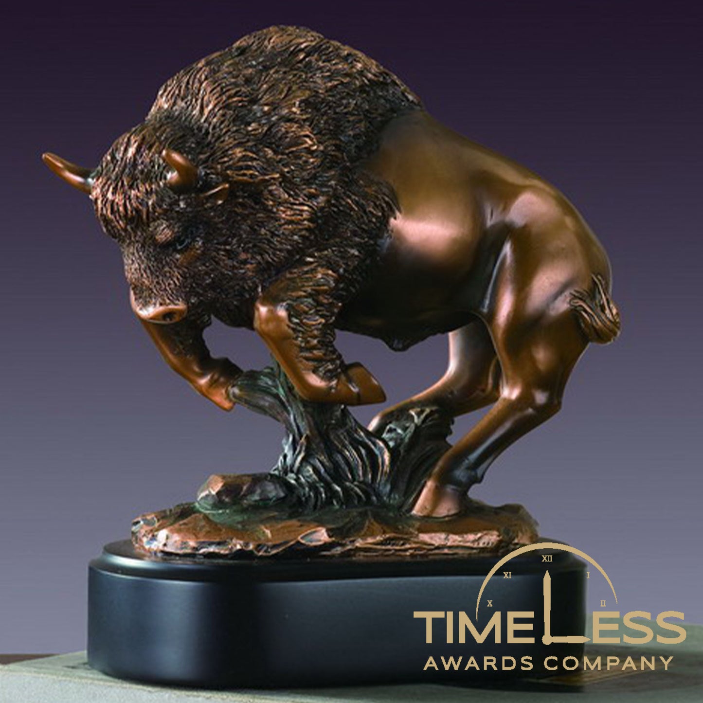 Bronze Bison Statues