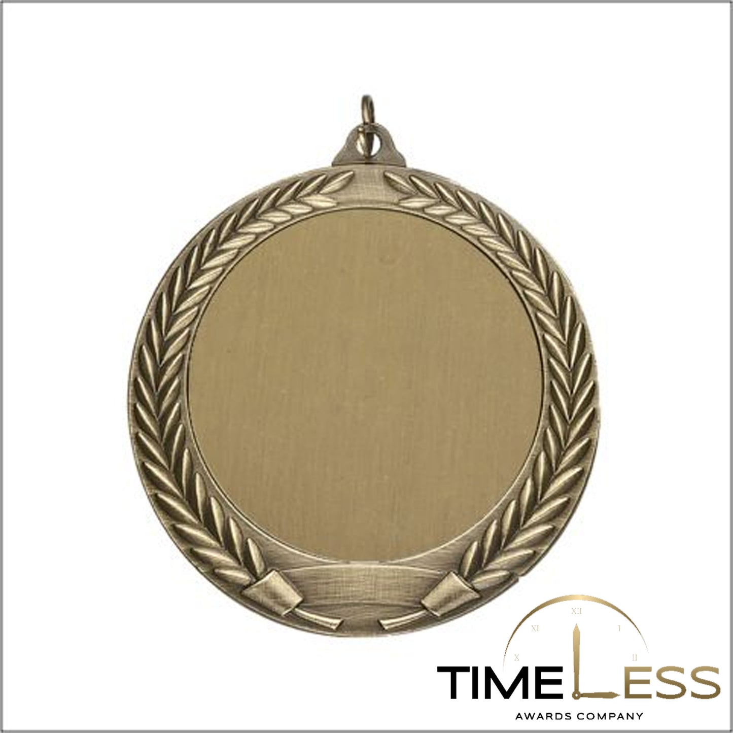 Wreath And Ribbon Insert Medal