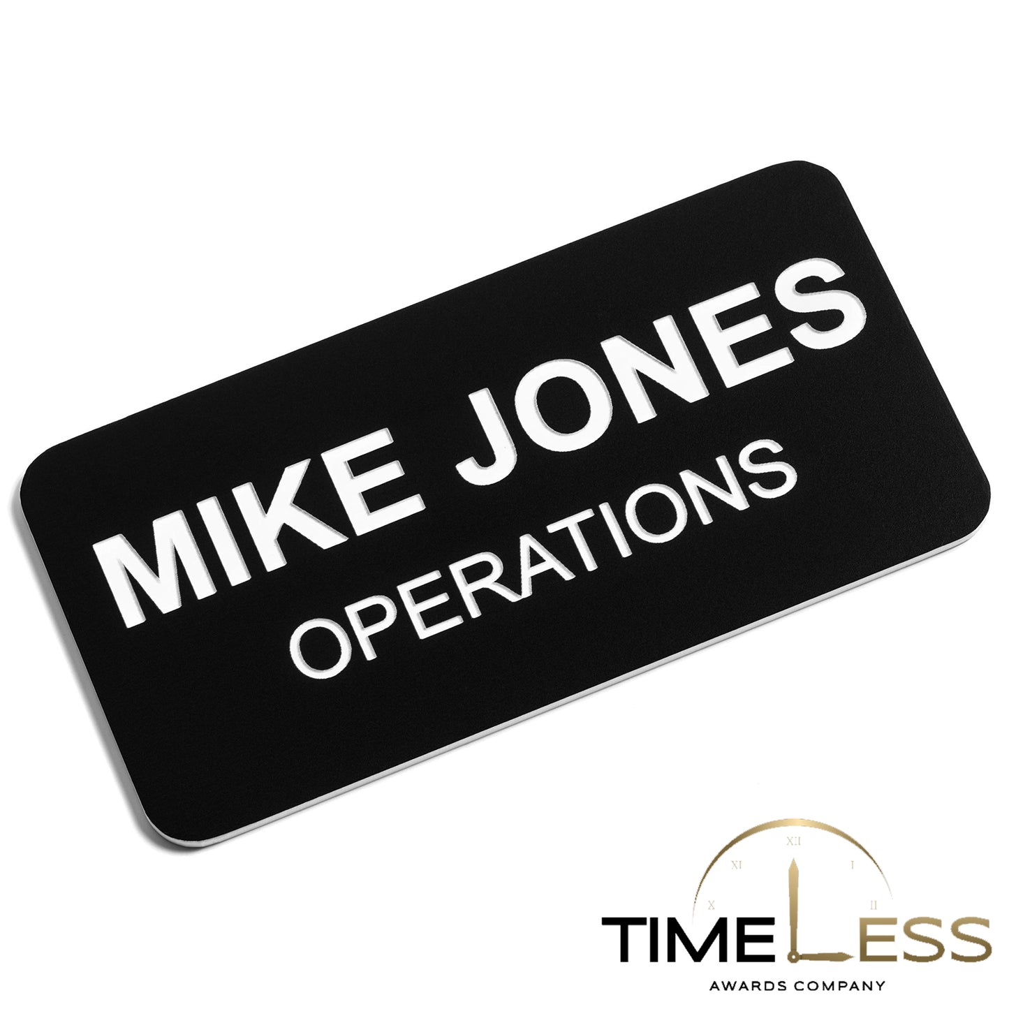 Engraved Plastic Name Badge