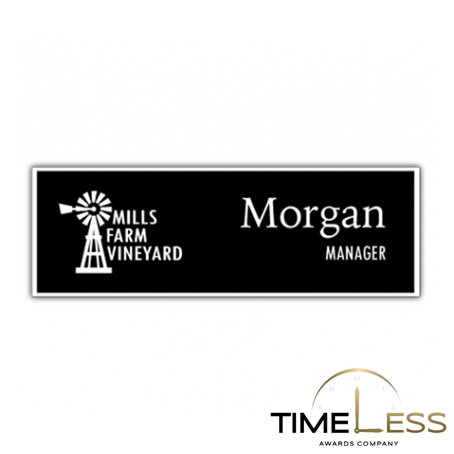 Engraved Plastic Name Badge