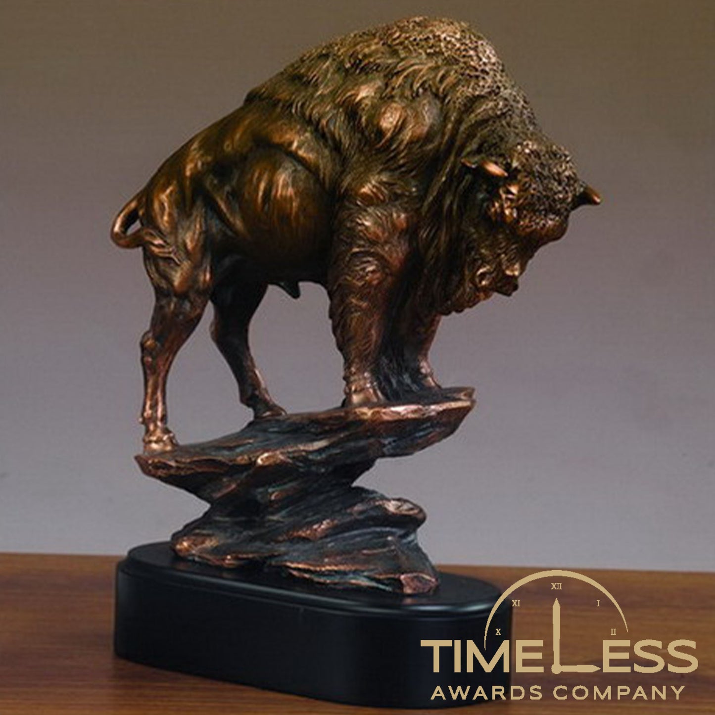 Bronze Bison Statues