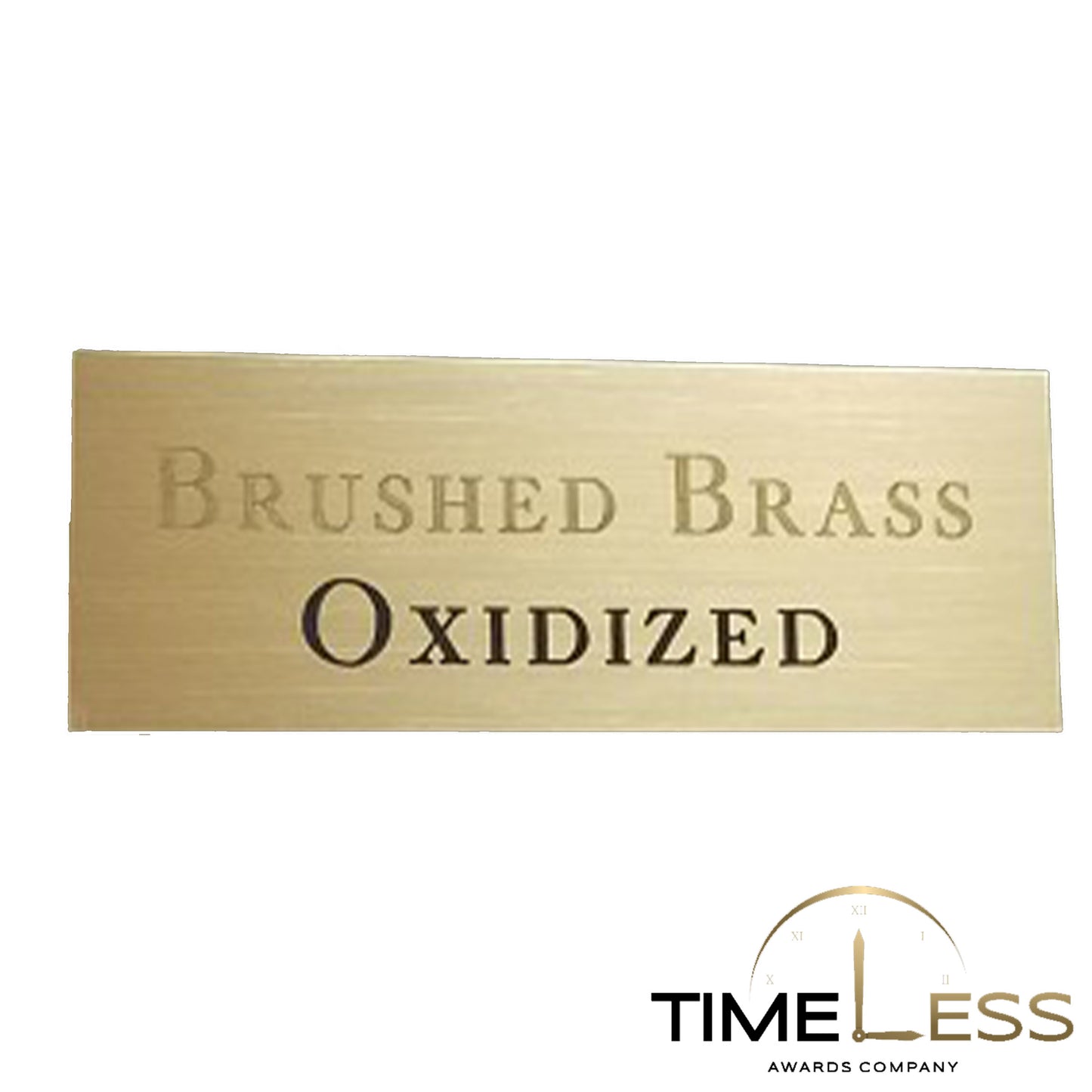 Satin Brass Plate