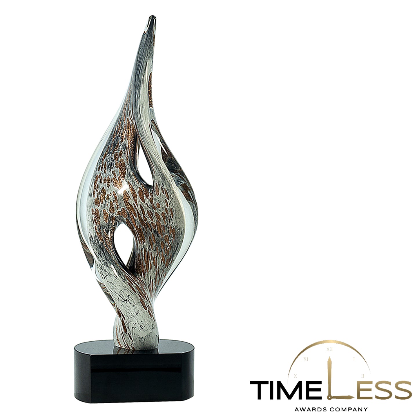 Spire Twist Art Glass 15"