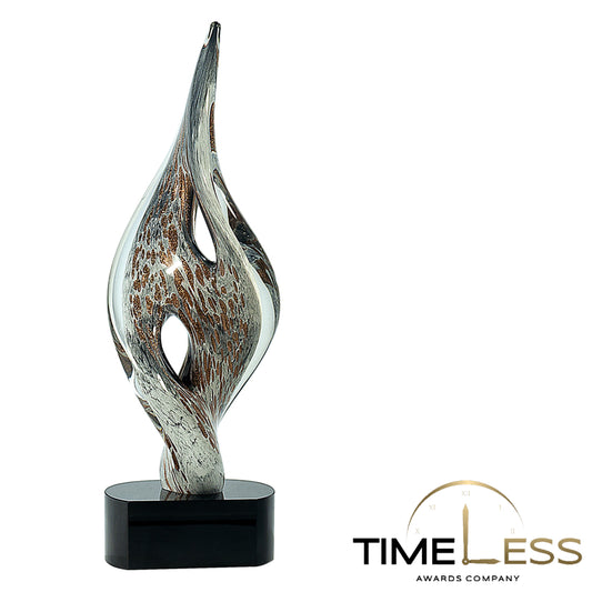 Spire Twist Art Glass 15"