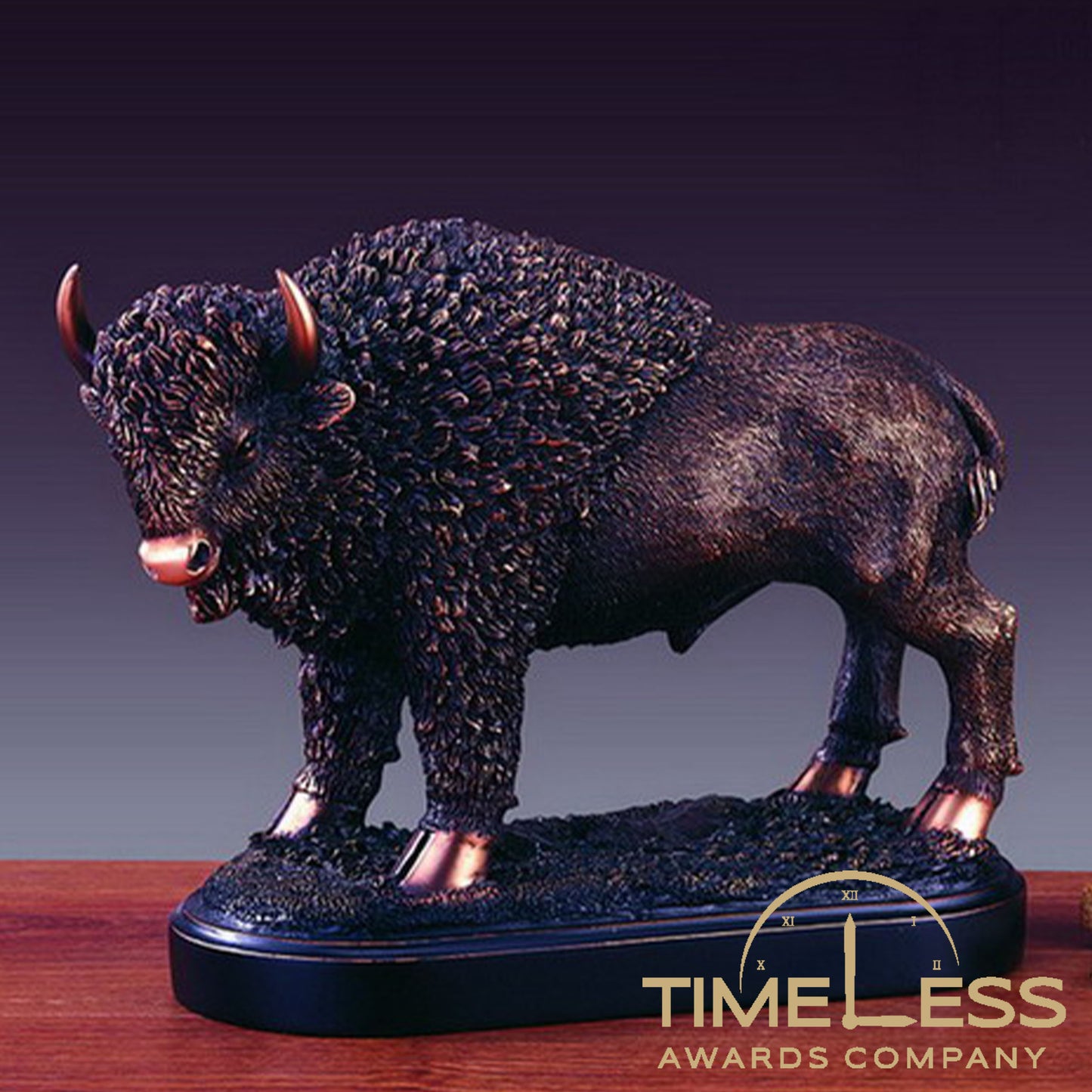 Bronze Bison Statues